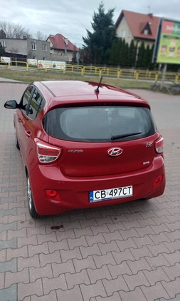 Hyundai i10 cena 28400 przebieg: 45000, rok produkcji 2014 z Bydgoszcz małe 352